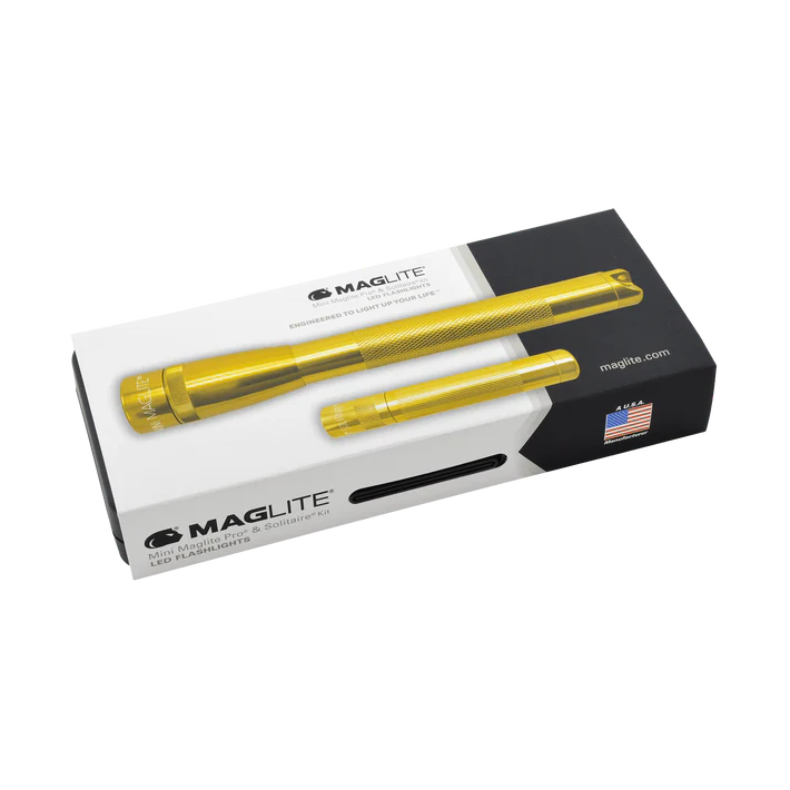 Maglite set City Life SX45047L – Mini Pro + Solitaire (Zlata)
