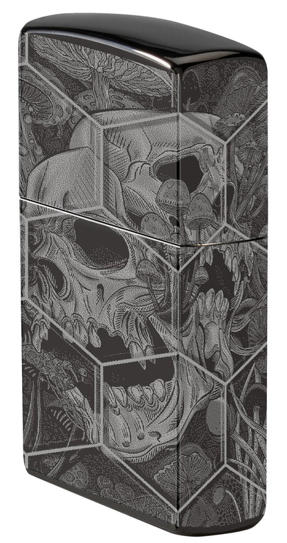 Zippo 46425 vžigalnik Hexagon Trippy Skull