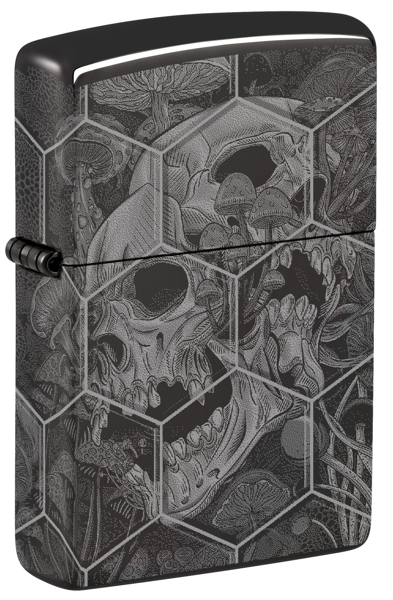 Zippo 46425 vžigalnik Hexagon Trippy Skull