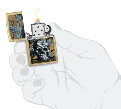 Zippo 46577 vžigalnik Floral Skull Art