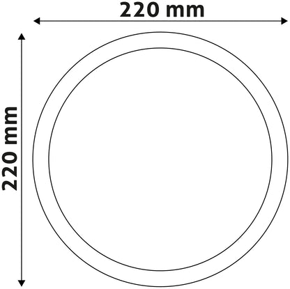 Avide 915265 Zunanja svetilka (Triton-O) Okrogla 20W 4000K 1700 lm IP65