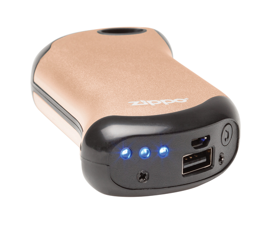 Zippo 2.007.399 HeatBank™ 9s Grelec za roke in USB polnilec, Zlat