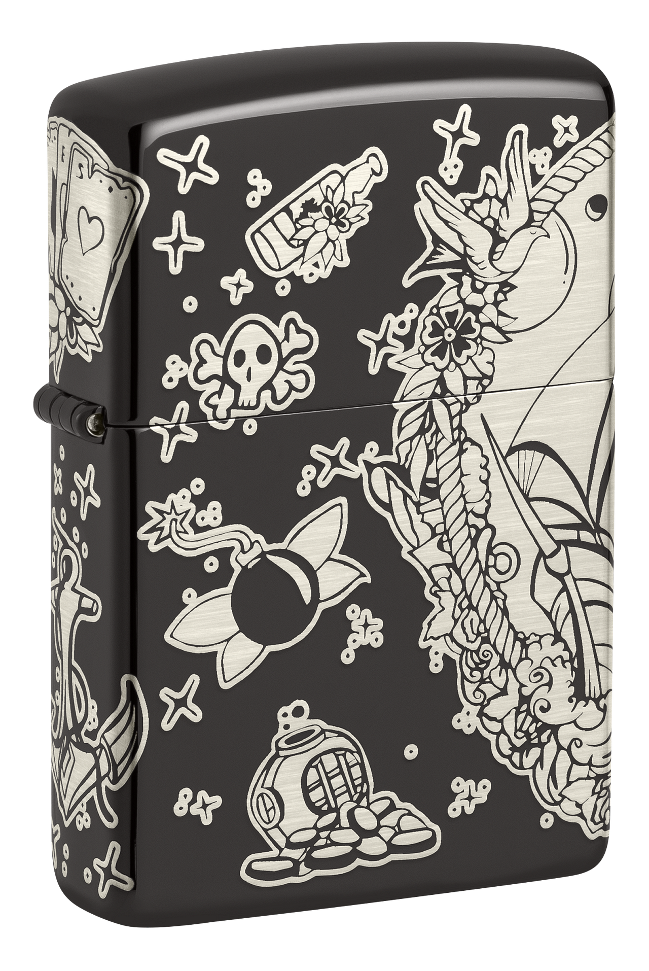 Zippo vžigalnik 48398 Tattoo Pirates
