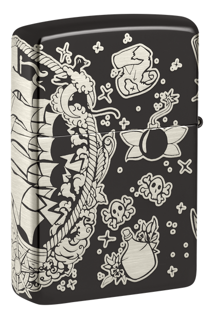 Zippo vžigalnik 48398 Tattoo Pirates
