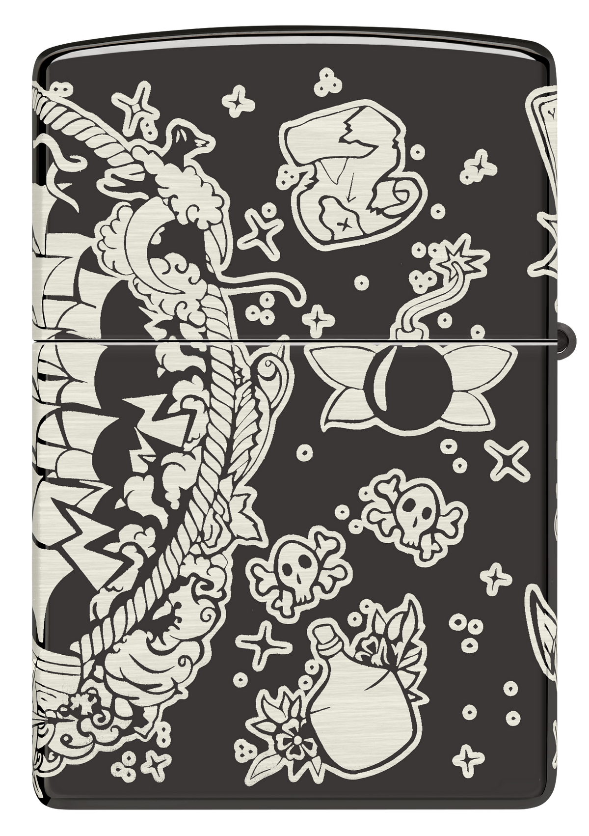 Zippo vžigalnik 48398 Tattoo Pirates