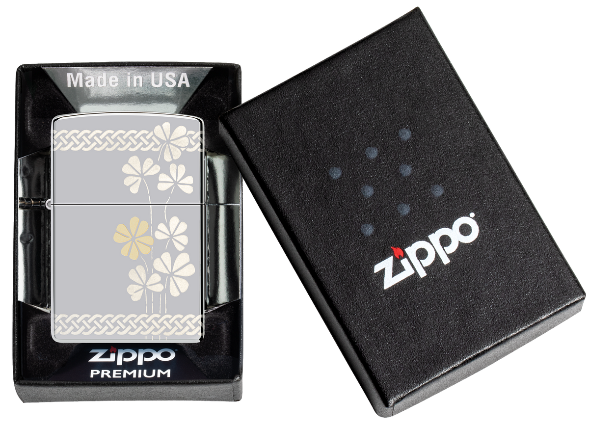 Zippo vžigalnik 48586 Celtic Clover