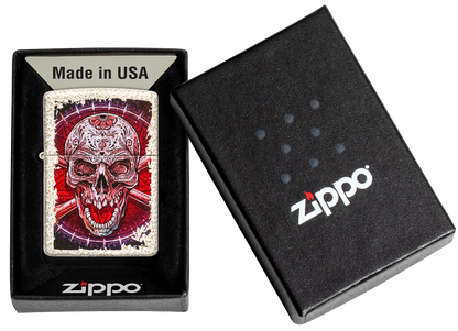 Zippo vžigalnik 49410 Raging Skull