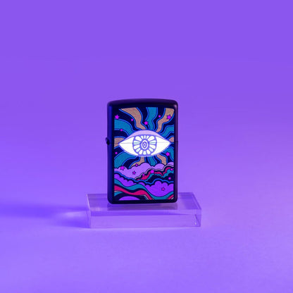 Zippo vžigalnik 49699 Black Light Eye UV