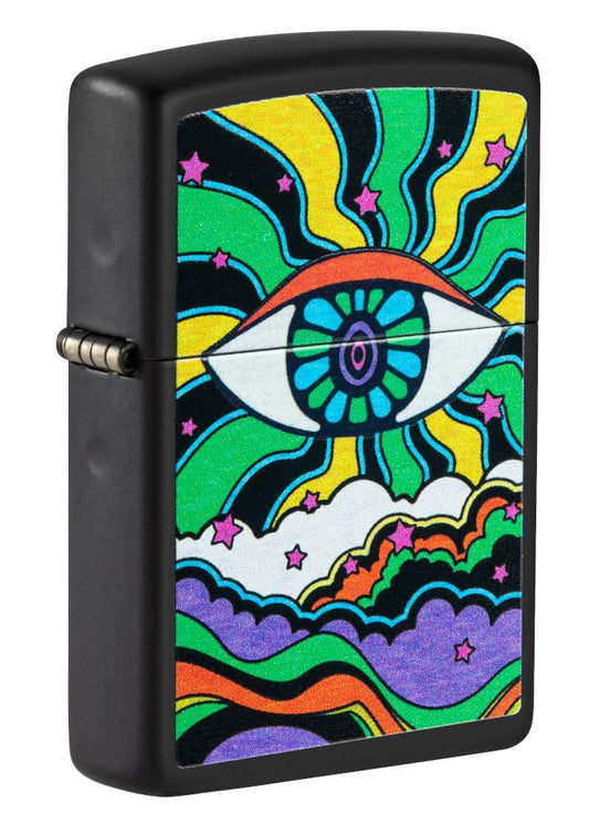 Zippo vžigalnik 49699 Black Light Eye UV