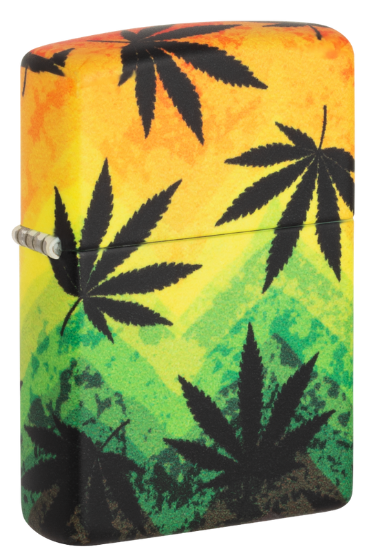 Zippo vžigalnik 49806 Rasta Cannabis