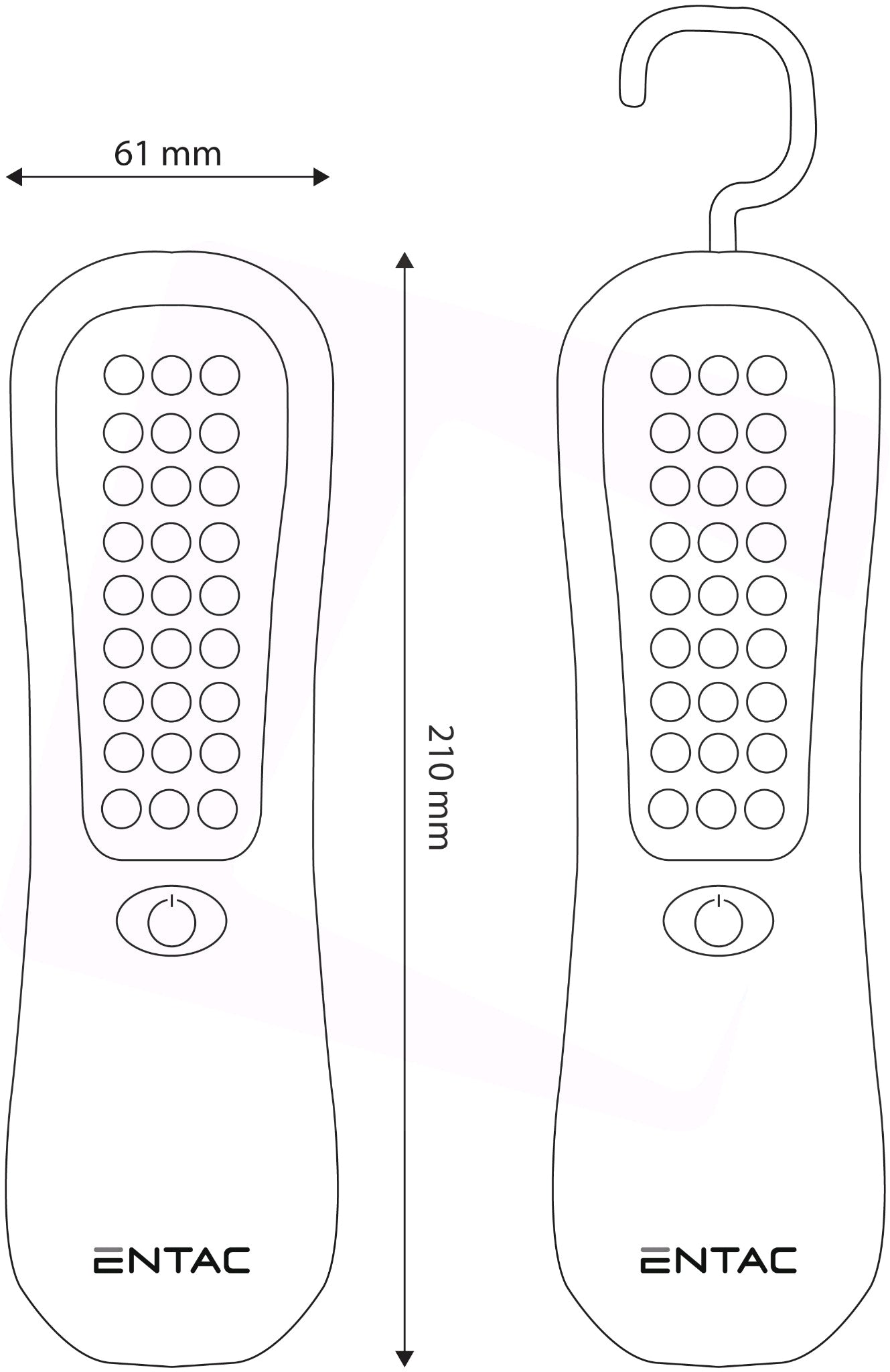 Entac 904061 Delovna svetilka 27 LED