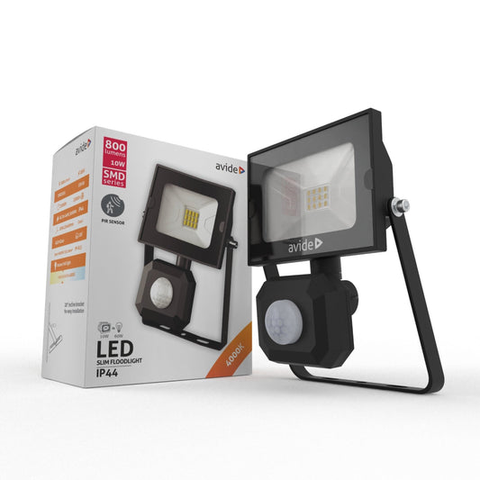 Avide 908984 Reflektor s senzorjem SMD LED 10W NW  800 lm