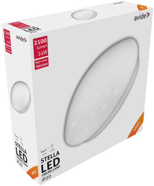 Avide 915180 Stropna svetilka Stella (Starry) LED 24W 4000K 2100 lm