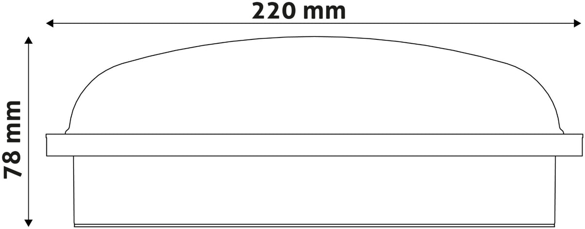 Avide 915265 Zunanja svetilka (Triton-O) Okrogla 20W 4000K 1700 lm IP65