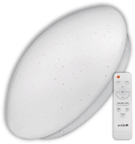Avide 916187 Stropna svetilka Stella LED 48W CCT 2400 lm z daljinskim upravljalnikom