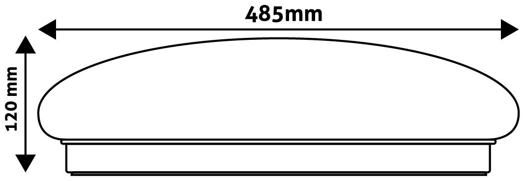 Avide 916187 Stropna svetilka Stella LED 48W CCT 2400 lm z daljinskim upravljalnikom