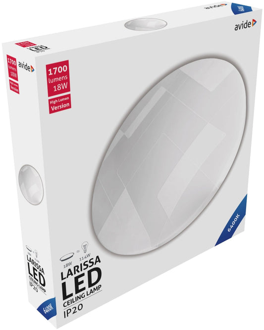 Avide 924700 Stropna svetilka Larissa LED 18W CW 1700 lm
