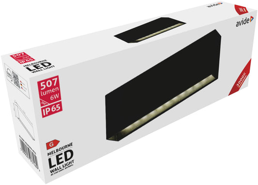 Avide 929026 Zunanja svetilka Melbourne LED SMD 6W NW 533lm IP65