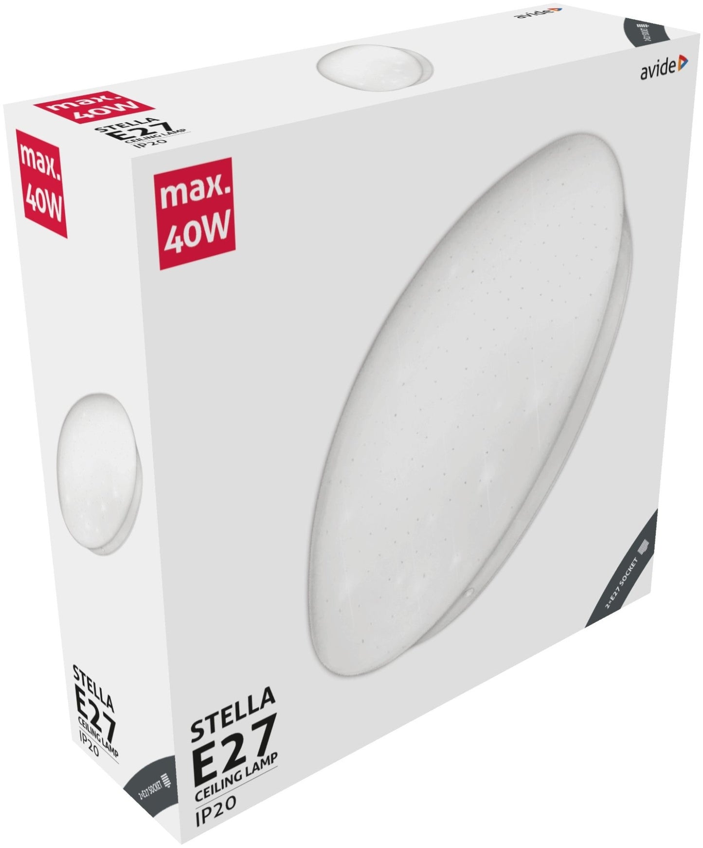 Avide 929163 Svetilka stropna LED Stella  2xE27