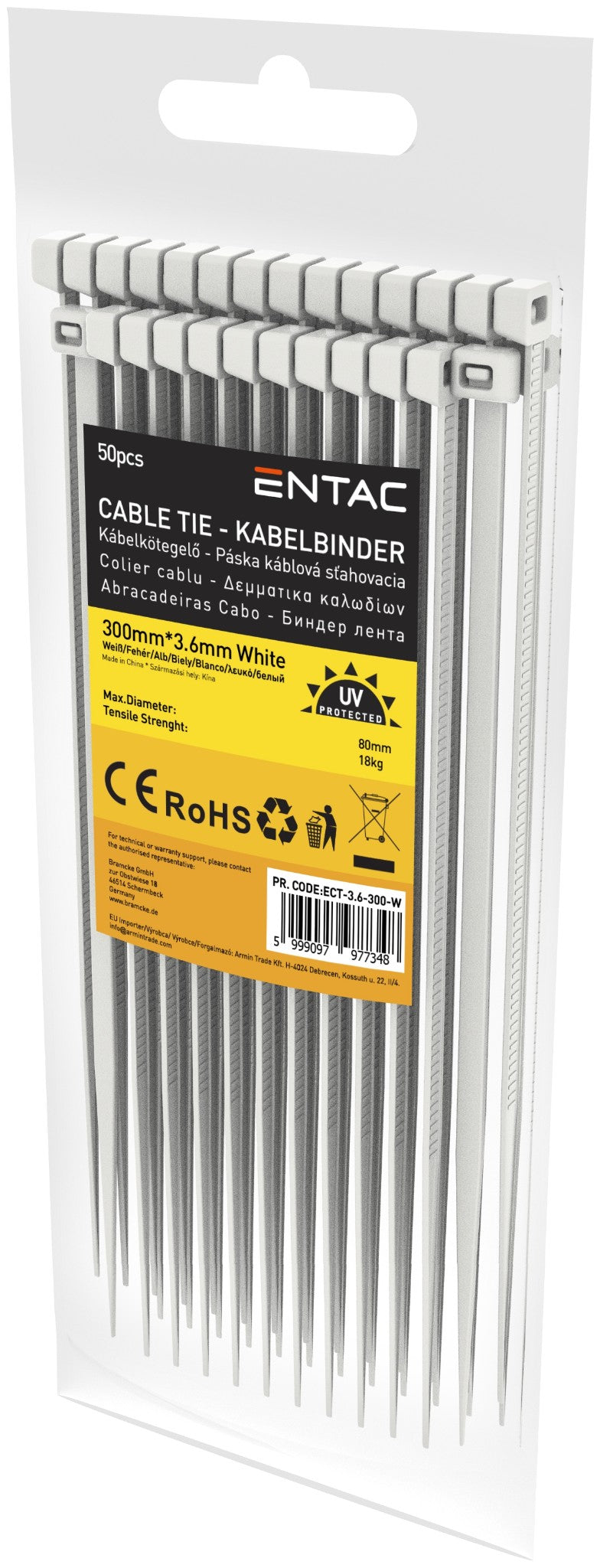 Entac 77348 Vezice 3,6 x 300 mm