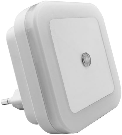 Entac 981321 Nočna svetilka na senzor 0.5W CW kvadrat bela