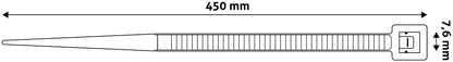 Entac 83448 Vezice 7,6 x 450 mm