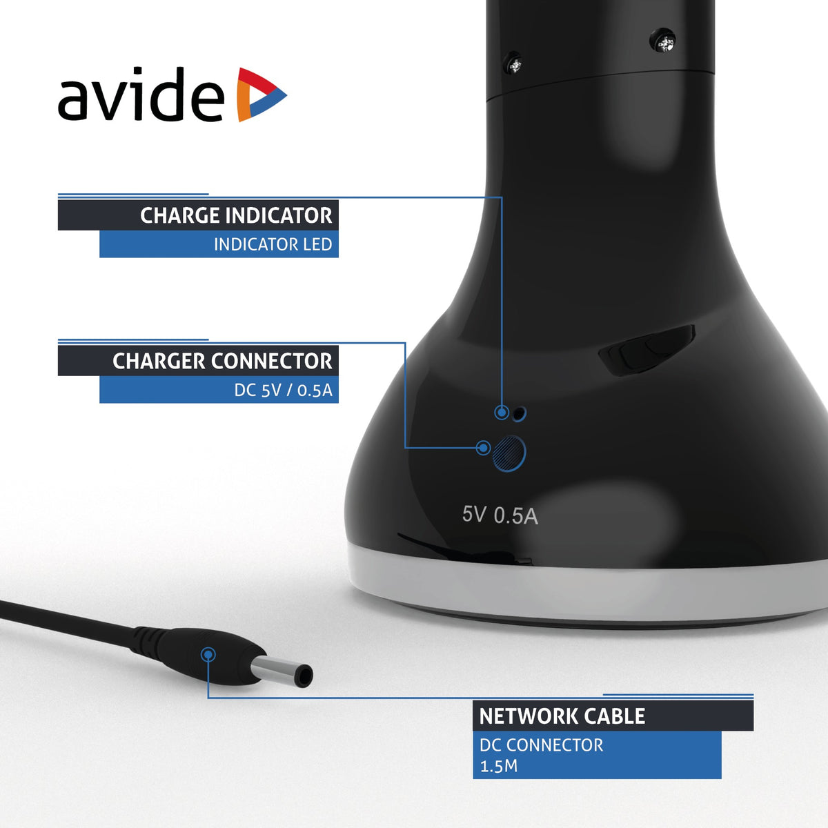 Avide 287804 Namizna svetilka Calendar LED RGB 4W NW 250 lm