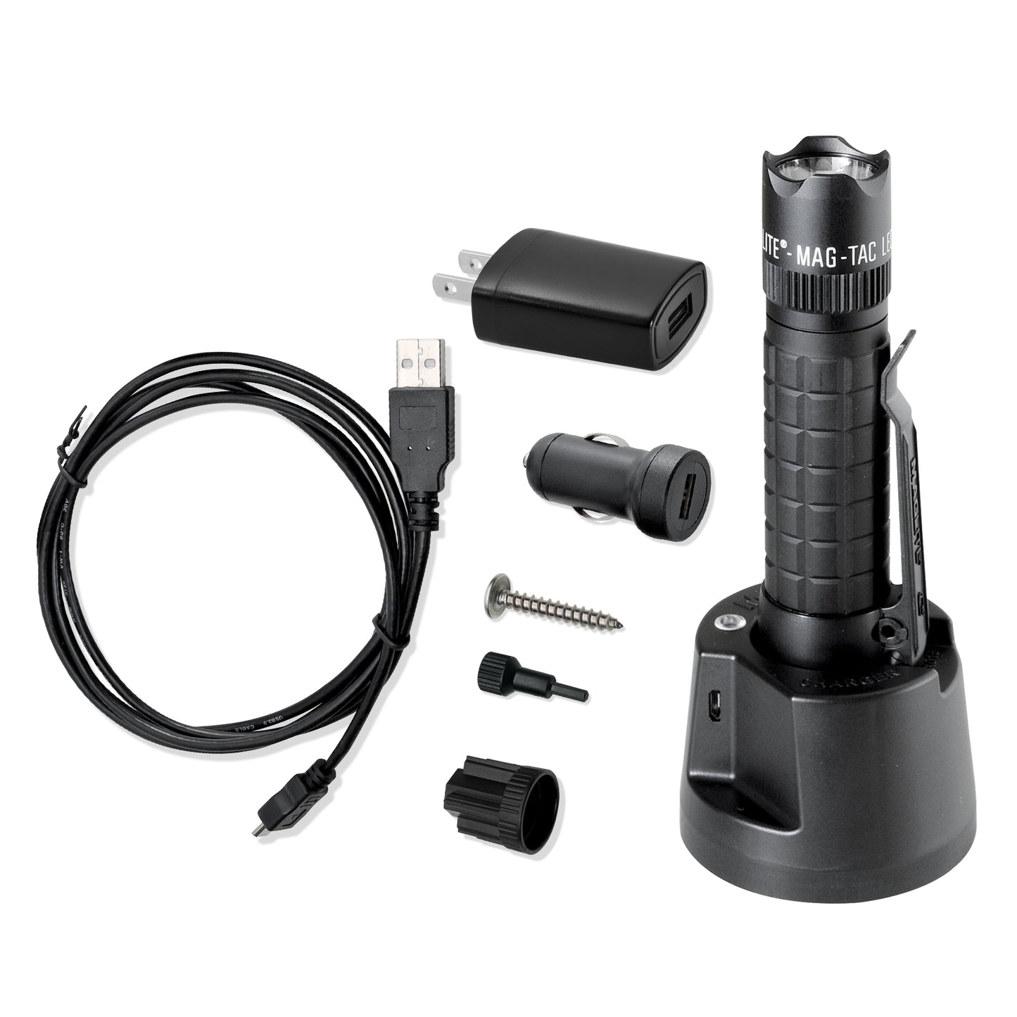 Maglite TRM4RA4 Polnilna svetilka MAG-TAC LED 185 m
